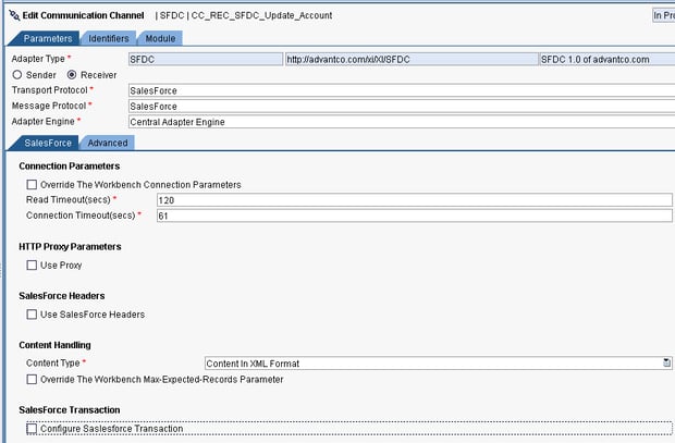 Salesforce Com Adapter For Sap Process Integration Process Orchestration