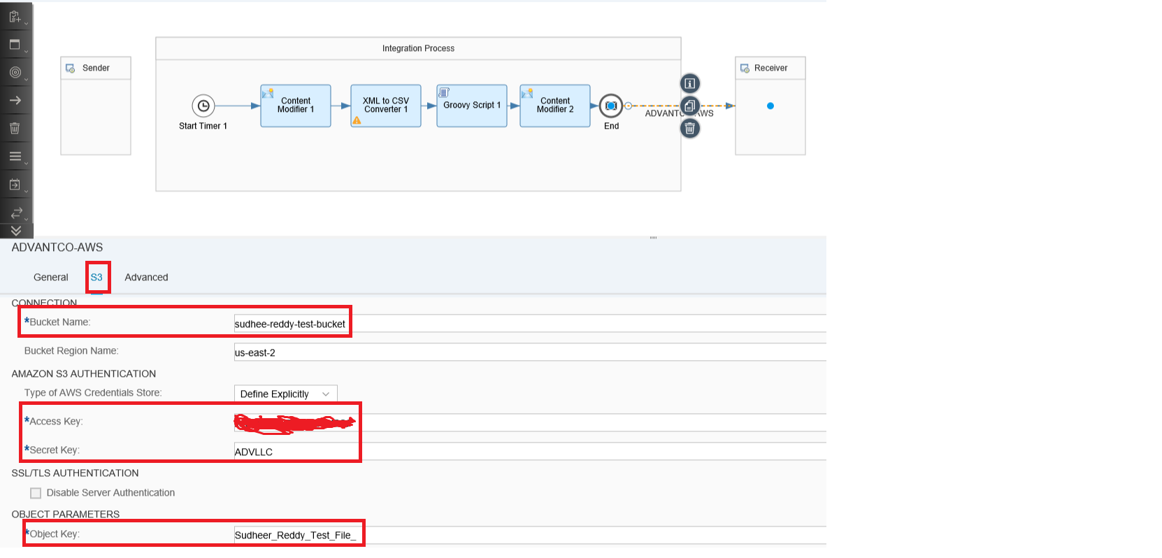 Advantco Adapter-Amazon S3 Integration made simple with SAP CPI