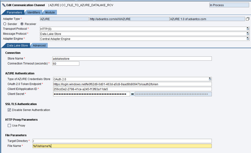 Integration with Microsoft Azure Cloud