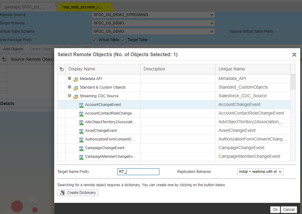 Near real time Data Replication from Salesforce to SAP HANA