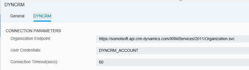 Dyncrm Channel configuration