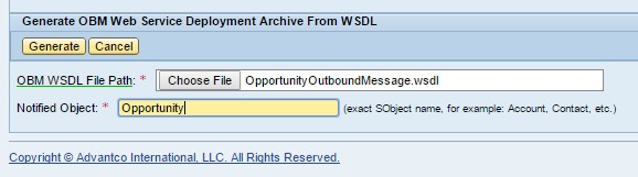 Data integration with Salesforce and SAP PI/PO using Outbound Messaging.